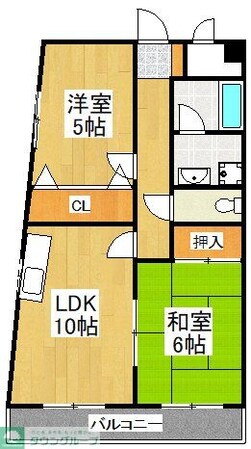 エクセル稲田の物件間取画像